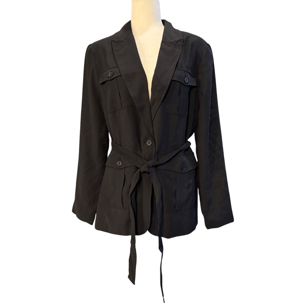 Banana Republic Factory Classic Black Suit Jacket - Picture 4 of 5